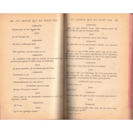 La voyante, La coquine, Un amour qui ne finit pas, André Roussin, 1968 - théâtre vaudeville,