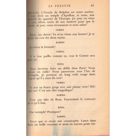 La voyante, La coquine, Un amour qui ne finit pas, André Roussin, 1968 - théâtre vaudeville,