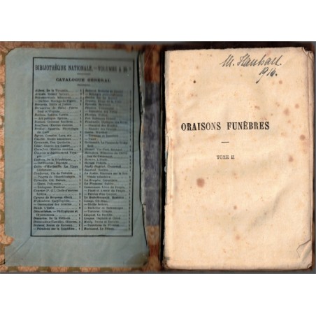 Oraisons funèbres, tome 2, Bossuet, 1883 - Littérature 17e s. catholicisme, biographies