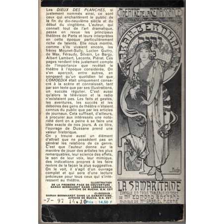 Dieux des planches, Béatrix Dussane, 1964 - acteurs théâtre, biographies