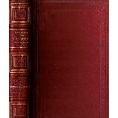 Essais de littérature française, Temps modernes, Eugène Geruzez - éditions anciennes anthologie Littérature 18e s. et 19e s.