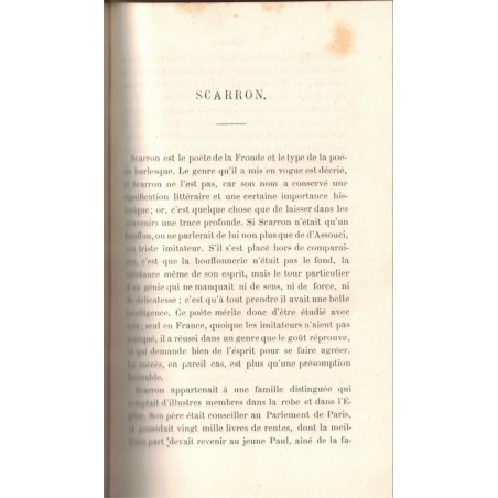 Essais de littérature française, Temps modernes, Eugène Geruzez - éditions anciennes anthologie Littérature 18e s. et 19e s.