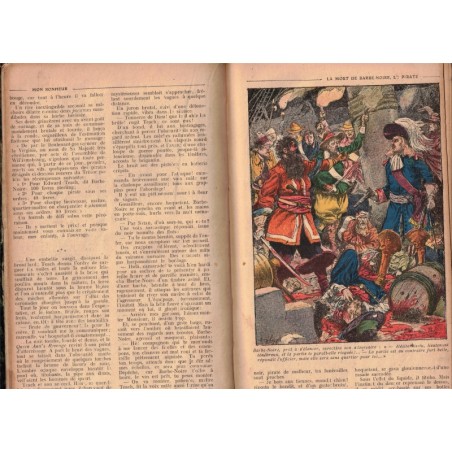 Journal Mon Bonheur 2e année, romans populaires - aventures jeunesse, magazine populaire de la famille