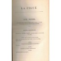 Théâtre complet T1, La Ciguë, Un homme de bien, L'aventurière, L'habit vert, Gabrielle, Le joueur de flûte, Emile Augier, 1882 -