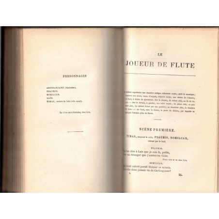 Théâtre complet T1, La Ciguë, Un homme de bien, L'aventurière, L'habit vert, Gabrielle, Le joueur de flûte, Emile Augier, 1882 -