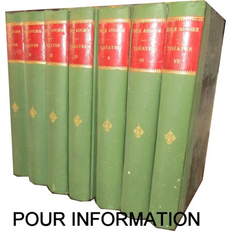 Théâtre complet T2, Diane, Philiberthe, Le gendre de M. Poirier, Ceinture dorée, Emile Augier, 1882