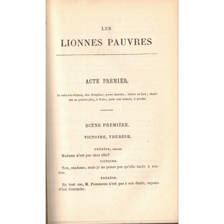 Théâtre complet T4, Les lionnes pauvres, Un beau mariage, Les effrontés , Emile Augier, 1883