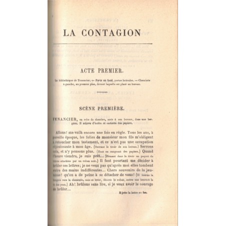 Théâtre complet T5, Le fils de Giboyer, Maître Guérin, La contagion , Emile Augier, 1883, théâtre XIXe s.