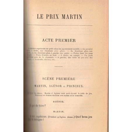 Théâtre complet T7, Jean de Thommeray, Les Fourchambault, Le prix Martin, Emile Augier, 1892 - théâtre XIXe s.