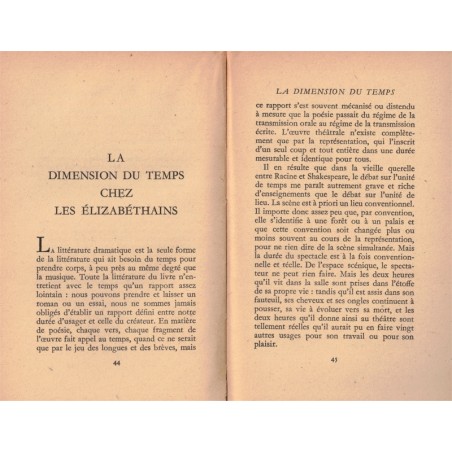 Le théâtre anglais d'hier et d'aujourd'hui, Paul Arnold, 1945 - littérature anglaise