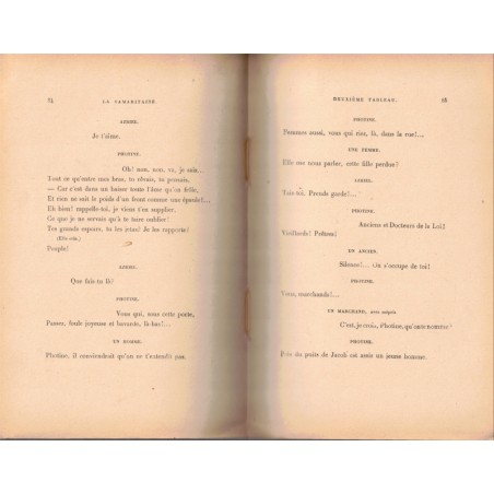 La samaritaine, Edmond Rostand - évangile en vers, théâtre XIXe s.