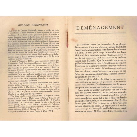 Les mille nouvelles nouvelles, revue août 1910, la Renaissance du Livre - littérature XXe siècle revues littéraires