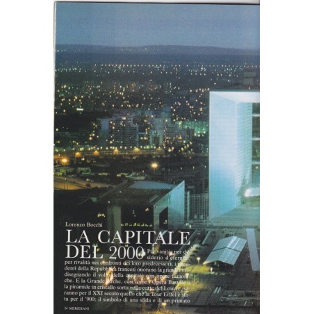 Meridiani, mars 1990 Parigi, Paris - revue italienne, tourisme Paris, culture Paris, Italie,