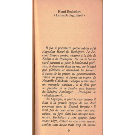 Les Français de la décadence, la Commune, La lanterne, Henri Rochefort, 1966 - journalisme politique IIIe République