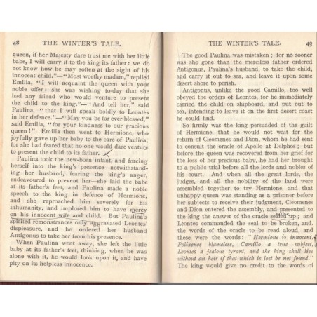 Tales from Shakespeare,Charles & Mary Lamb - english litterature, théâtre XVIe s., acteurs de théâtre