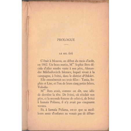 Madame Tolstoï, Suzanne Normand, 1932 - biographies écrivain russe, Russie, livre dédicacé