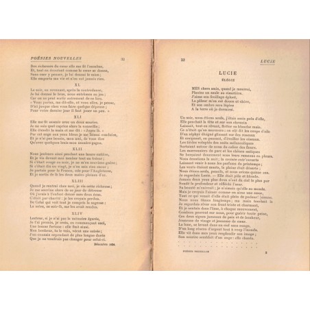 Alfred de Musset, 1909, poésies nouvelles 1836-1852 - Littérature XIXe s. poètes, Bibliothèque Larousse