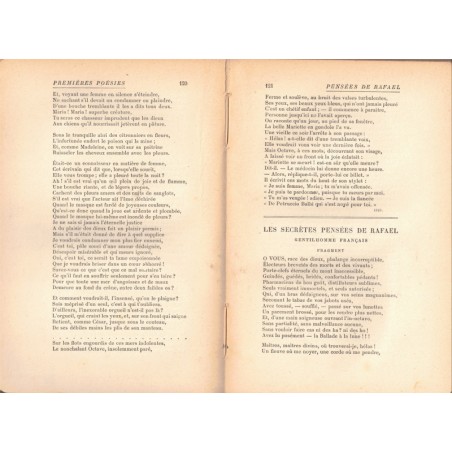 Alfred de Musset, 1909, Premières poésies 1829-1835 - Littérature XIXe s. poètes, Bibliothèque Larousse