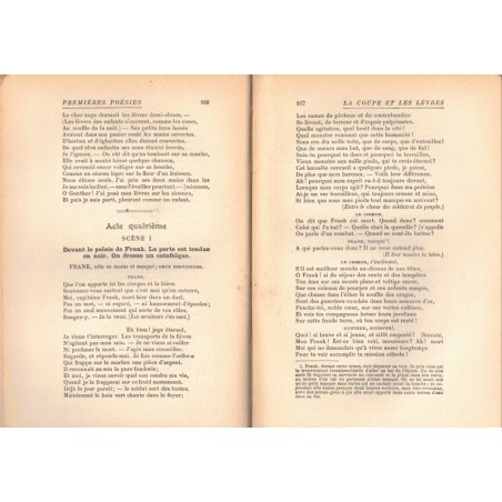 Alfred de Musset, 1909, Premières poésies 1829-1835 - Littérature XIXe s. poètes, Bibliothèque Larousse