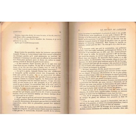 Alfred de Musset, Contes, 1909 - Littérature XIXe s. Bibliothèque Larousse