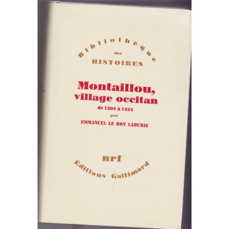 Montaillou, village occitan, 1976, Emmanuel Le Roy Ladurie