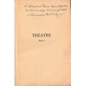 Théâtre tome 1, Marcel Pollitzer, 1953 - dédicacé par Marcel Pollitzer, comédie, vaudeville,