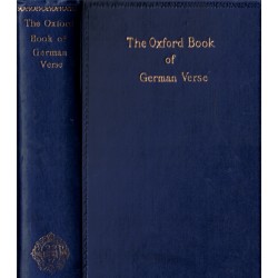 German verse, Das Oxforder Buch Deutscher Dichtung, The Oxford book of German verser, 1962 - poésie, Oxford