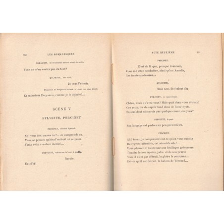 Les romanesques, les deux Pierrots, Edmond Rostand - comédie théâtre XIXe s.