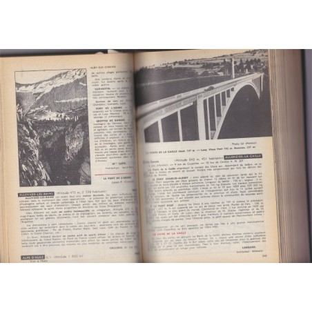 Guide touristique 1956, Les Alpes du Nord, MAAIF
