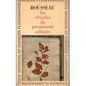 Les rêveries du promeneur solitaire, Jean-Jacques Rousseau, 1964 - Littérature XVIIIe siècle