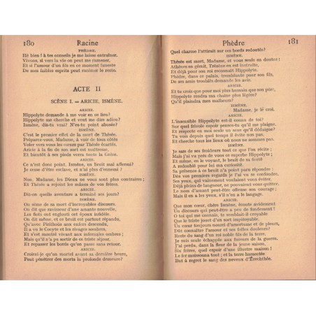 Théâtre complet de Racine, T2 - Bajazet, Mithridate, Iphigénie, Phèdre, Esther, Athalie - théâtre XVIIe s.,