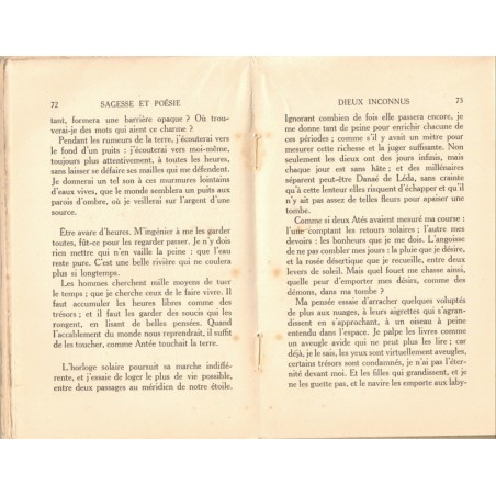 Sagesse et poésie, Pius Servien, 1947 - poètes XXe siècle