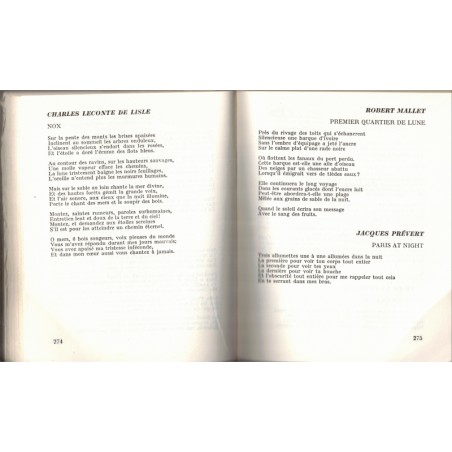 La poésie française, anthologie thématique, Maxpol Fouchet, 1963 - poètes français, poésie, poèmes,