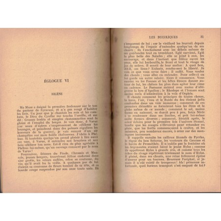 Les Bucoliques et les Géorgiques, Virgile, 1943 - poésie, littérature latine, Rome antique, Antiquité, manuels latin,