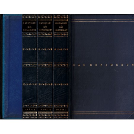 Das Dekameron, Giovanni Di Boccaccio,1925 - Boccace, Décaméron, Littérature Moyen Age, fables, gravures Erich Gruner, érotisme