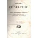 Œuvres de Voltaire tome 7, 1836, romans philosophiques, dialogues, commentaires sur Corneille - Littérature XVIIIe s, gravures,
