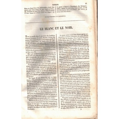 Œuvres de Voltaire tome 7, 1836, romans philosophiques, dialogues, commentaires sur Corneille - Littérature XVIIIe s, gravures,