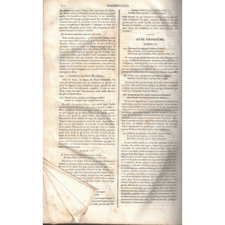 Œuvres de Voltaire tome 7, 1836, romans philosophiques, dialogues, commentaires sur Corneille - Littérature XVIIIe s, gravures,