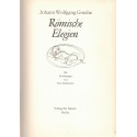 Römische Elegien, Johann Wolfgang Goethe, Schwimmer, 1975 - Litteratur, littérature allemande, illustrateurs érotisme, libertin