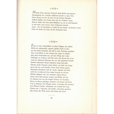 Römische Elegien, Johann Wolfgang Goethe, Schwimmer, 1975 - Litteratur, littérature allemande, illustrateurs érotisme, libertin