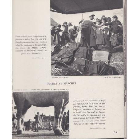 Terres et villages de France, 1952, la documentation photographique