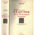 Dictionnaire Grandes œuvres de la littérature française, J.P. de Beaumarchais, In Extenso, 1998 - anthologie écrivains français