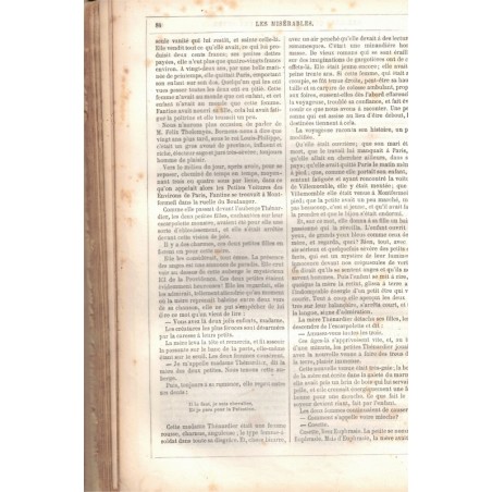 Les Misérables, édition 1865, grand format, 200 illustrations, Victor Hugo - illustrateurs Brion, romans XIXe siècle