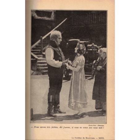Film Pittaluga, Le postillon du Mont-Cenis, Charles Cluny, 1928 - cinéma bibliothèque, romans populaires, acteurs