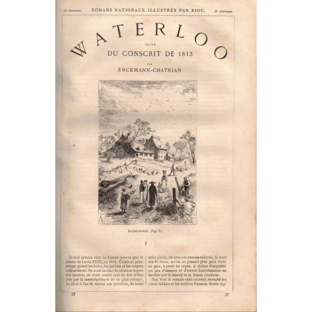 Romans nationaux d'Erckmann-Chatrian, 1685, Hetzel - romans XIXe s., Napoléon, romans populaires, illustrateurs Riou