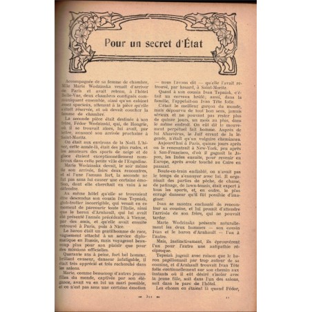 Journal Mon Bonheur, 4e année, romans populaires - aventures jeunesse, magazine populaire de la famille