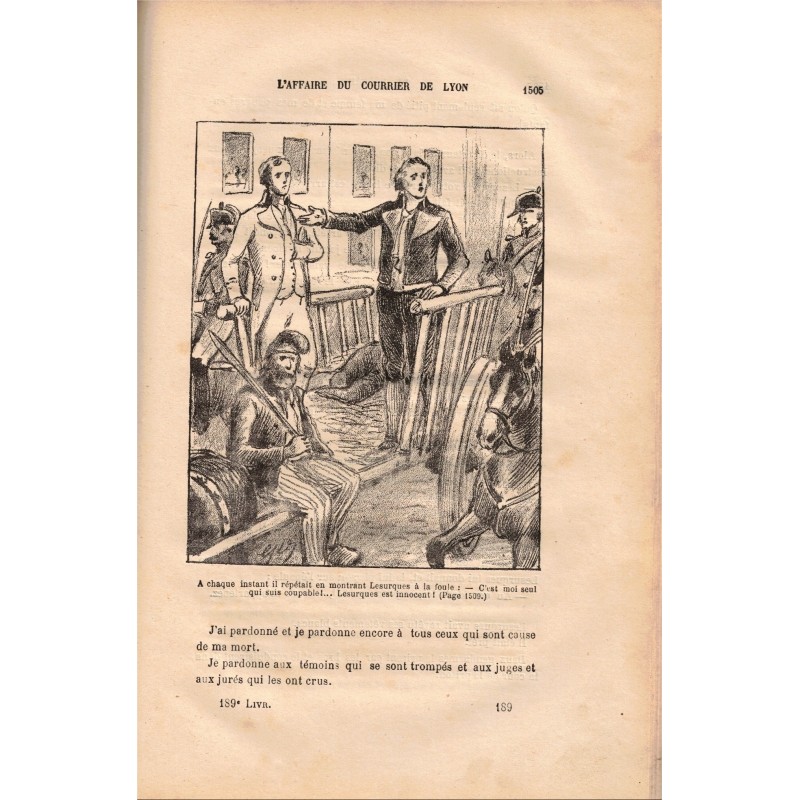 L Affaire Du Courrier De Lyon Livre La Bréban ou L'affaire du Courrier de Lyon, Maurice Jogand, 1885, 7