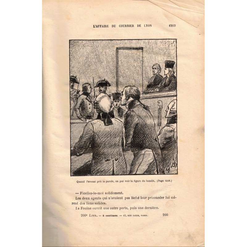 L Affaire Du Courrier De Lyon Livre La Bréban ou L'affaire du Courrier de Lyon, Maurice Jogand, 1885, 7