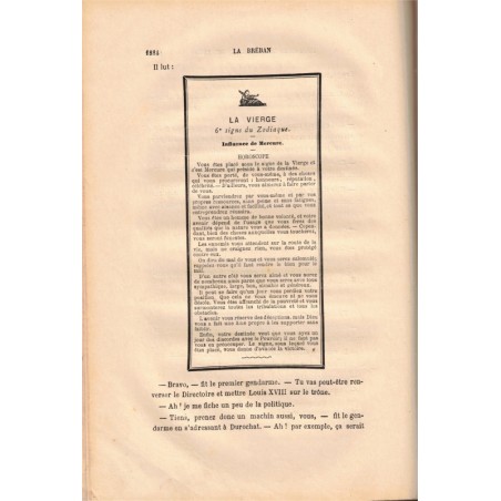 La Bréban ou L'affaire du Courrier de Lyon, Maurice Jogand 1885, 7 vol.- affaire criminelle, Directoire, romans populaires
