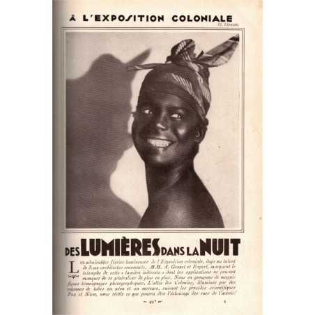 Lectures pour Tous, année 1931, vol.1, Exposition coloniale 1931, Empire colonial, voyages, actualités, journaux populaires,